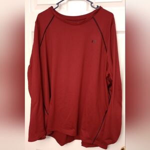 Under Armour Men's Burgundy Long Sleeve Tee